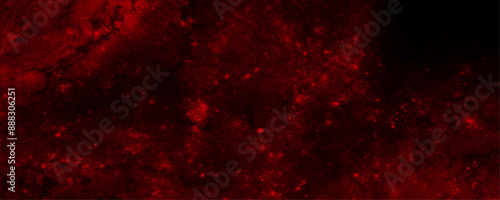 Universe with nebulae, galaxies and star clusters. Space background Fantastic outer view with realistic bright stars and cluster of gas clouds abstract vector design art.  beautiful dark red powder.