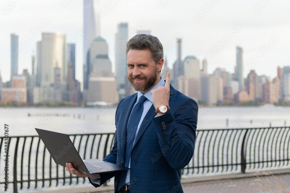 Hispanic business man working online outdoor. Business executive remote working. Virtual meeting. Freelancer developer inspired with innovative idea outdoor. Businessman of Manhattan. Achieve success Hispanic business man working online outdoor. Business executive remote working. Virtual meeting. Freelancer developer inspired with innovative idea outdoor. Businessman of Manhattan. Achieve success