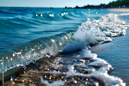 a-beautiful-beach-with-a-clear-sky-and-blue-sea