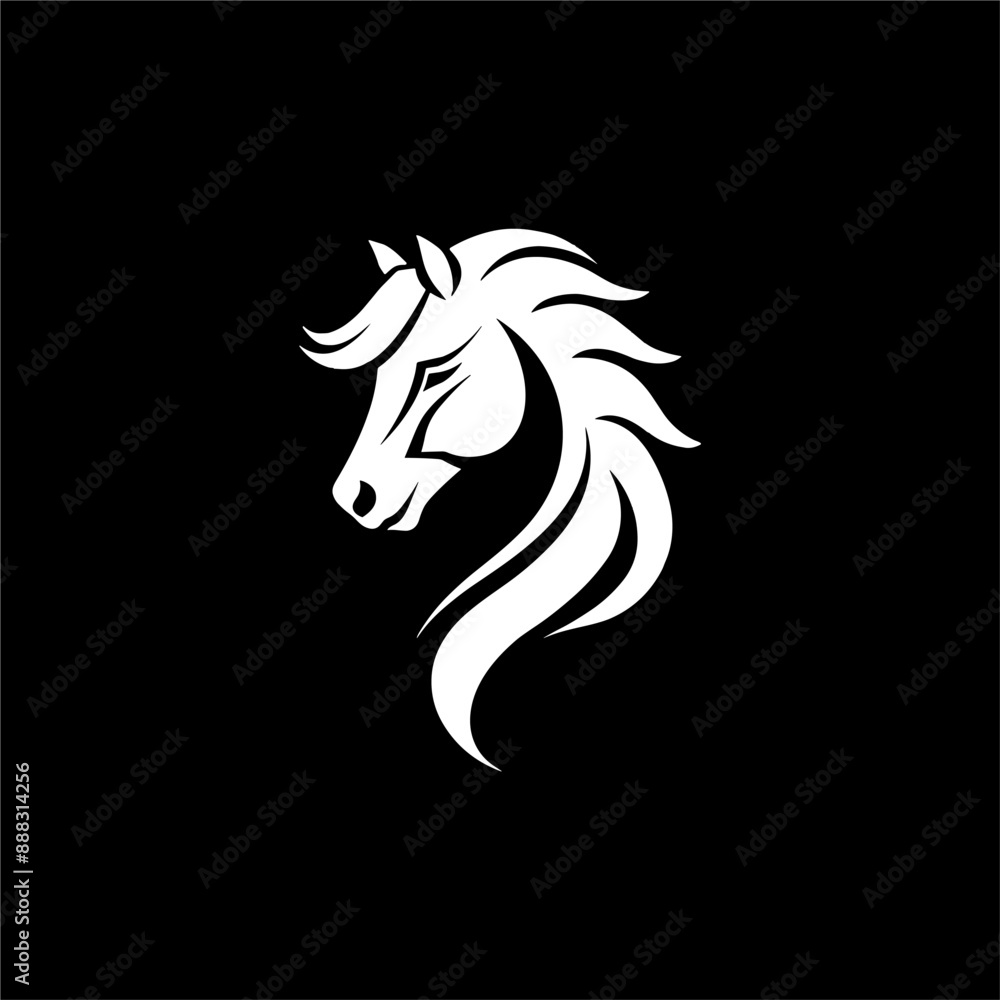 Minimalist, modern vector Horse logo
Minimalist, modern vector Horse logo