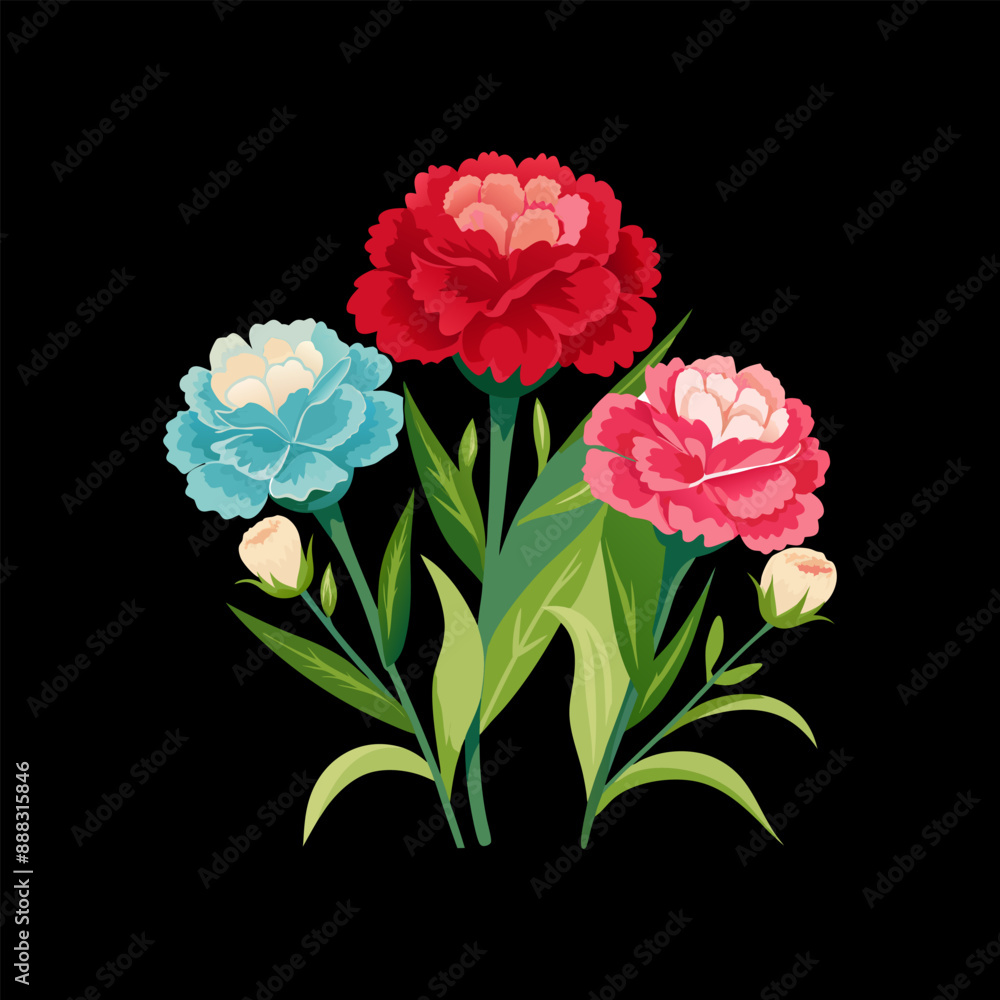 Outline flower set for artistic designs. Outline flower set for artistic designs.