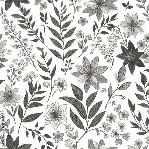 Seamless Floral Pattern.