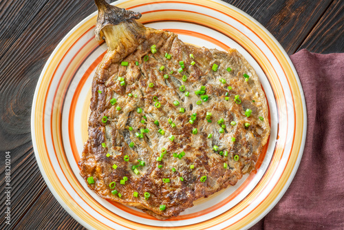 Tortang Talong eggplant photo