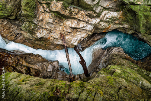 A view of the Orrido ravine in Bellano photo