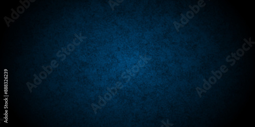 Grunge stone blue studio wall interior backdrop background. modern blank luxurious stucco rock and grungy design rough texture background. © MdLothfor