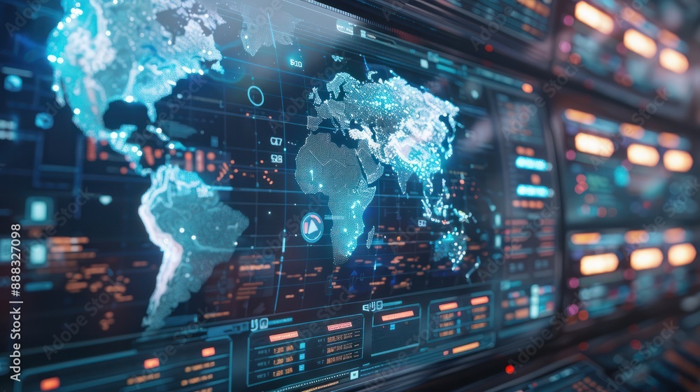 A digital screen displaying global laws, depicting the reach of elaw in the digital age A digital screen displaying global laws, depicting the reach of elaw in the digital age