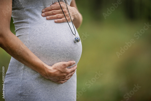 pregnancy belly with Pregnancy roll or Mexican bola