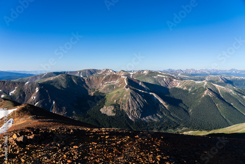 Beautiful Colorado Rocky Mountains on a Summer Hike up Ruby Mountain