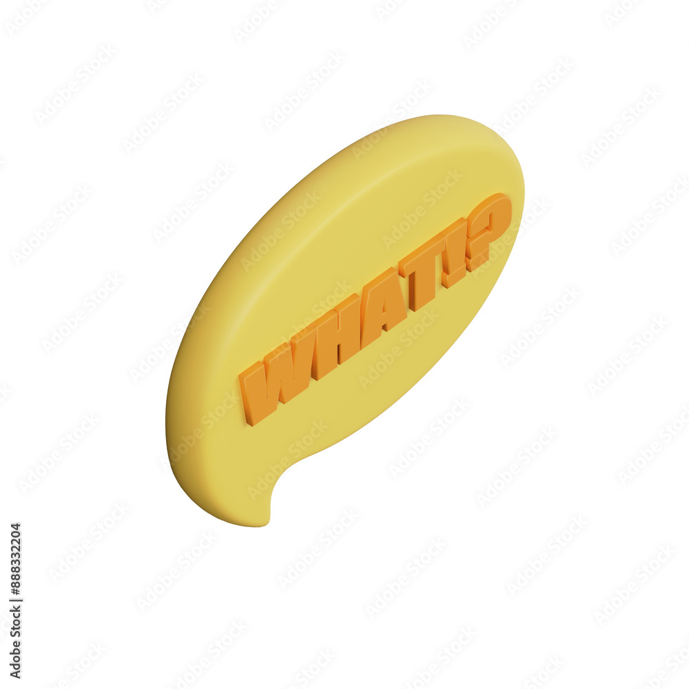Various 3D icons of message bubbles Various 3D icons of message bubbles