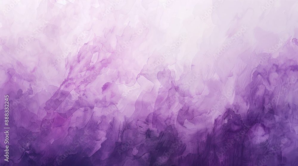 Abstract Watercolor Painting in Shades of Purple Abstract Watercolor Painting in Shades of Purple