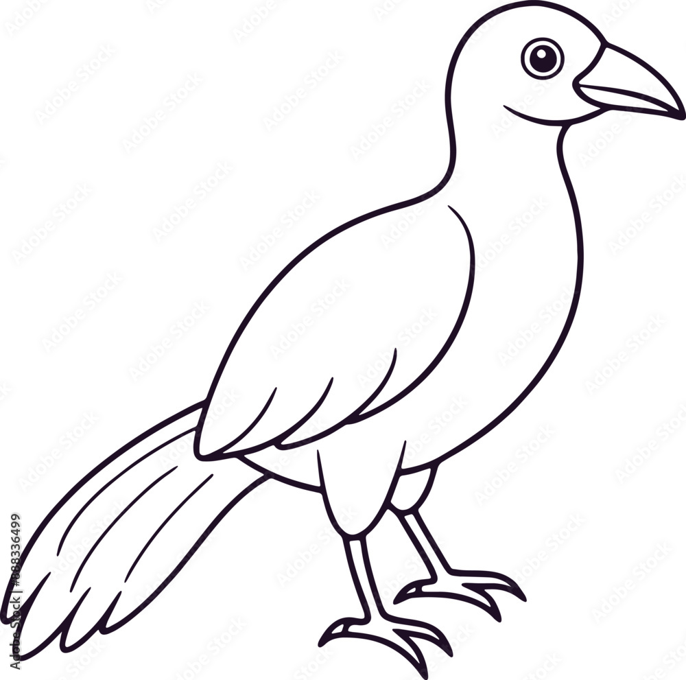Obraz premium vector illustration for coloring books. Coloring book for children