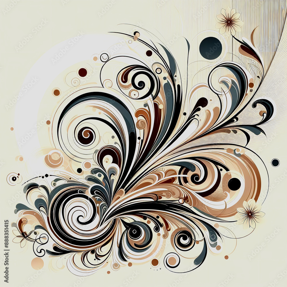 abstract floral background abstract floral background