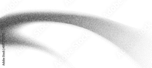 Dotwork abstract background, black grain texture, Abstract stipple sand effect, gradient backdrop from dots. Vector illustration.