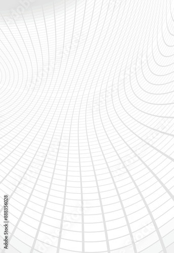 Abstract soft white and gray color tone, gradient art perspective background. Vector illustration.