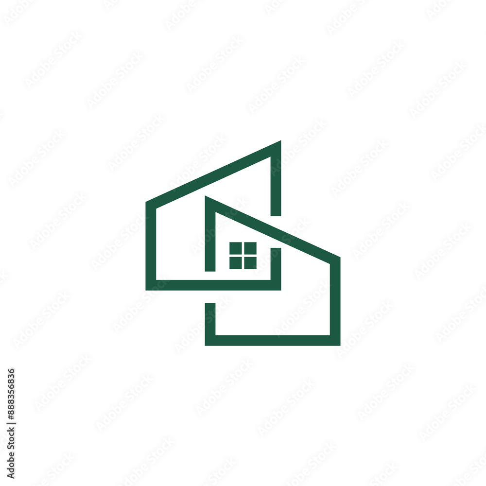This vector logo/icon can be used for property, housing and personal logos. This vector logo/icon can be used for property, housing and personal logos.