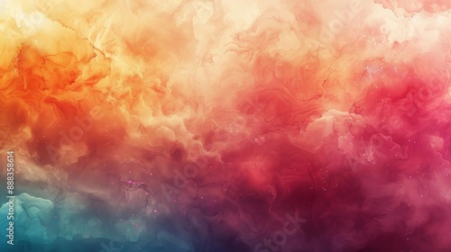 Vibrant abstract cloud texture blending shades of red, orange, and blue, creating a mesmerizing and dynamic visual background.