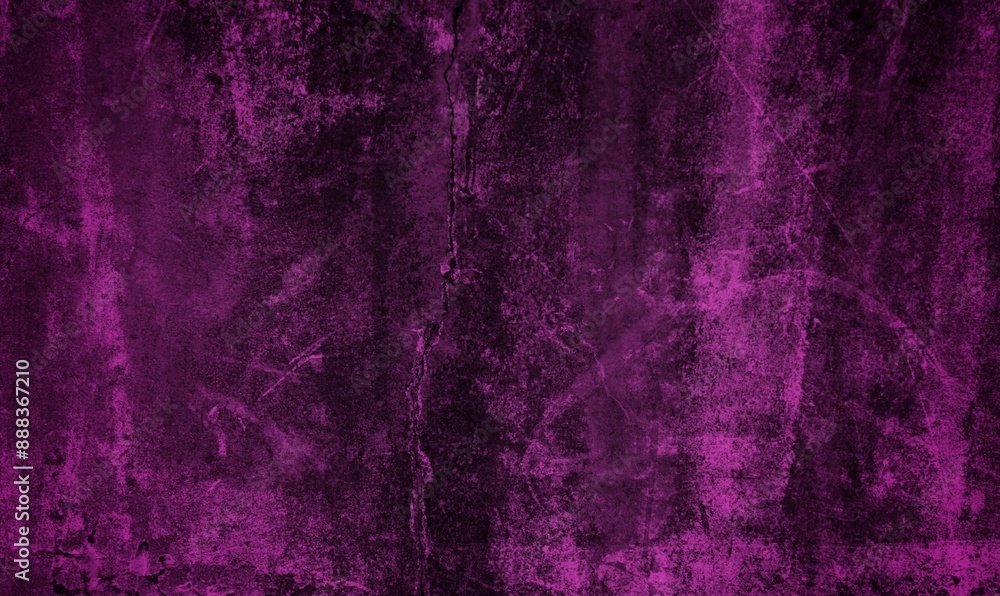 Naklejka premium blank dark violet or purple soft grained cement stone tile texture background with dark gradient corner. abstract vignette violet or purple plaster wall background.