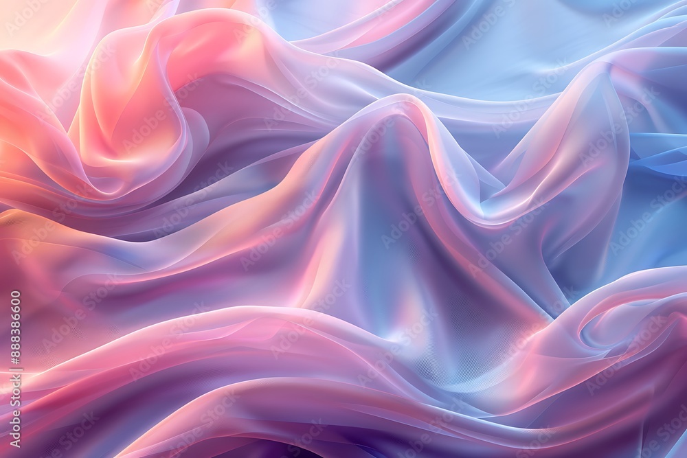 Abstract pastel fabric waves, smooth shapes, highly detailed textures, hyper-realistic digital art, professional photography, Abstract pastel fabric waves, smooth shapes, highly detailed textures, hyper-realistic digital art, professional photography,