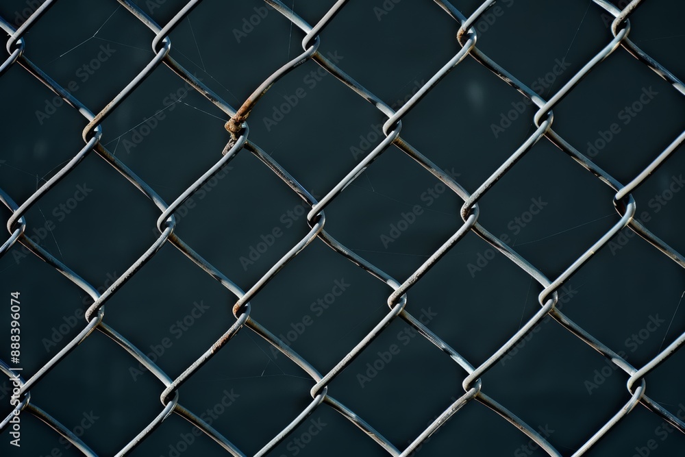 Closeup of chain link fence with rust details. Background pattern concept Closeup of chain link fence with rust details. Background pattern concept