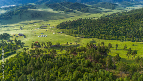 Mongolische Steppe photo