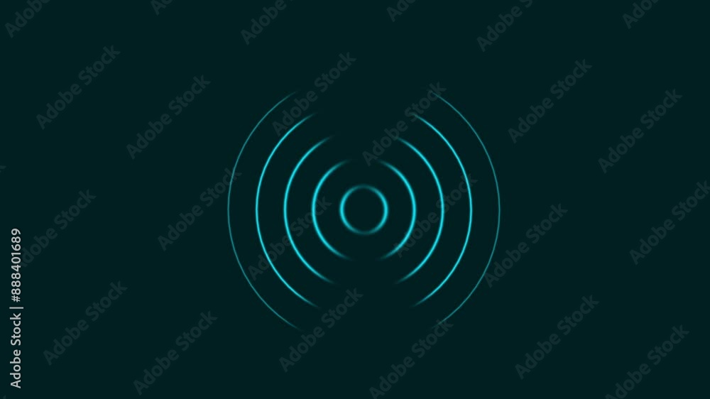 Radio waves background animation and Expanding arc waves motion graphics Radio waves background animation and Expanding arc waves motion graphics
