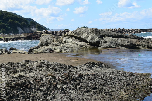 加茂海岸周辺の風景 ／ 山形県庄内浜の加茂海岸には、天然の良港として発展した加茂港、県立加茂水産高等学校、県水産試験場が立地しており、山形県の海洋研究・海洋教育の拠点としての役割も担っています。また、山形県内唯一の水族館である鶴岡市立加茂水族館があり、世界一多くの種類の「くらげ」を展示する水族館として、ギネス世界記録に認定されています。 photo