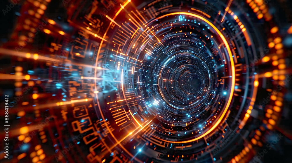Abstract visualization of AI concept featuring intricate patterns and futuristic elements merging seamlessly representing the complexity and sophistication of artificial intelligence technology Abstract visualization of AI concept featuring intricate patterns and futuristic elements merging seamlessly representing the complexity and sophistication of artificial intelligence technology