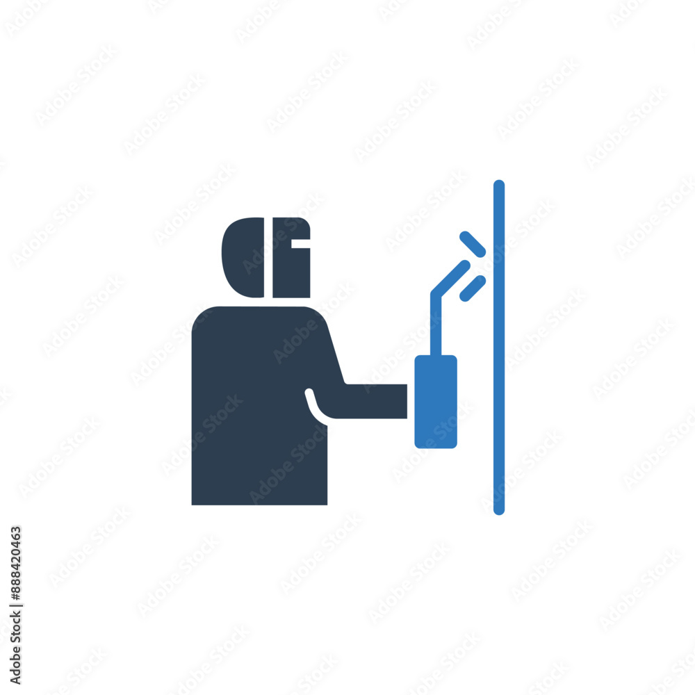 Obraz premium Welding And Metal Work Icon