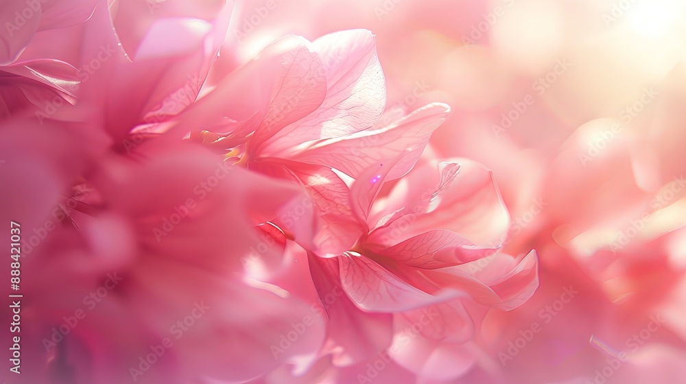 Soft, blurry pink petals. An abstract floral background out of focus. Soft, blurry pink petals. An abstract floral background out of focus.