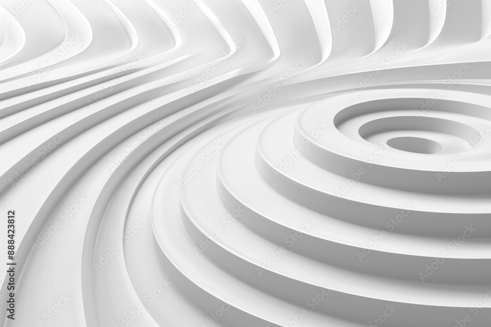 Abstract White Circular Pattern Abstract White Circular Pattern