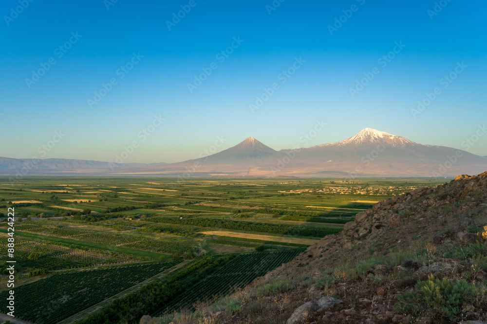 Obraz premium Beautiful view of biblical mountain, natural concept