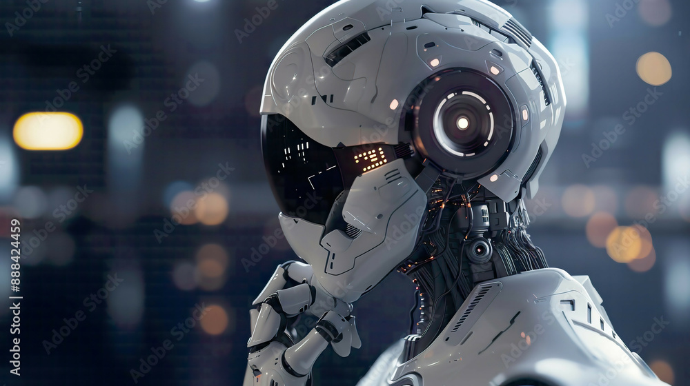Realistic depiction of AI concept showcasing advanced technology and futuristic design elements symbolizing the cutting-edge developments in artificial intelligence Realistic depiction of AI concept showcasing advanced technology and futuristic design elements symbolizing the cutting-edge developments in artificial intelligence