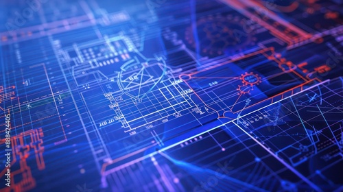 high-resolution blueprint of a treasurya??s financial engineering techniques, with tools and formulas highlighted for strategic use