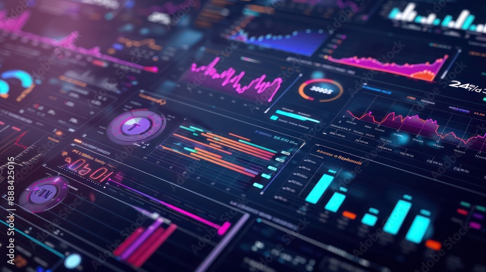 futuristic view of a financial dashboard showing real-time corporate financial health metrics and indicators futuristic view of a financial dashboard showing real-time corporate financial health metrics and indicators