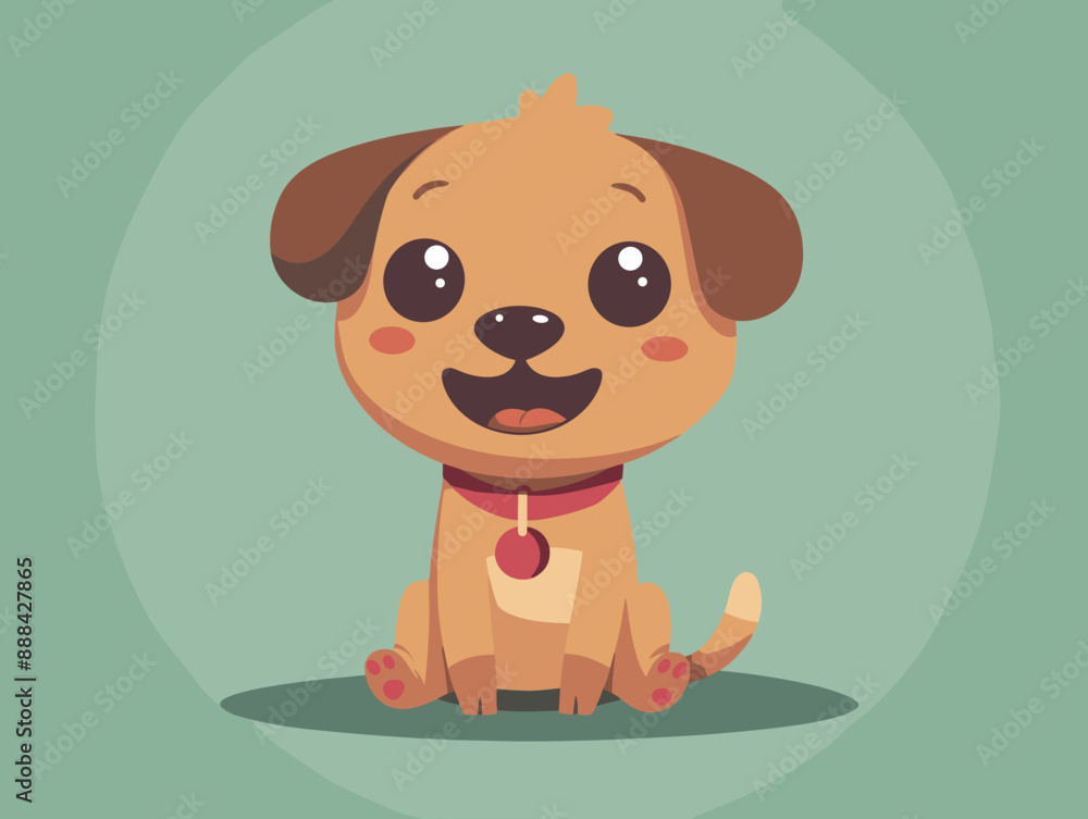 Obraz premium dog with bone