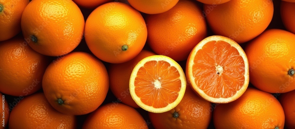 Close Up of Fresh Oranges Close Up of Fresh Oranges