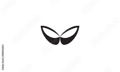 women bra logo black simple flat icon on white background