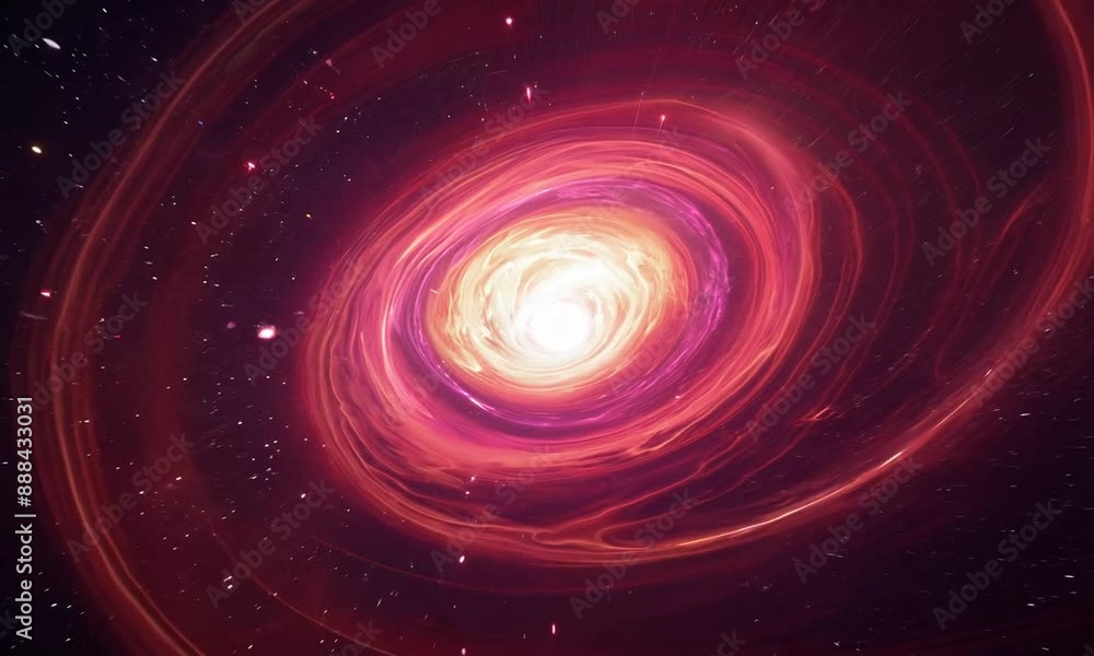 3D Outer space animation Red Pink Space flight to Helix nebula eye of God in Deep Space 3D Outer space animation Red Pink Space flight to Helix nebula eye of God in Deep Space