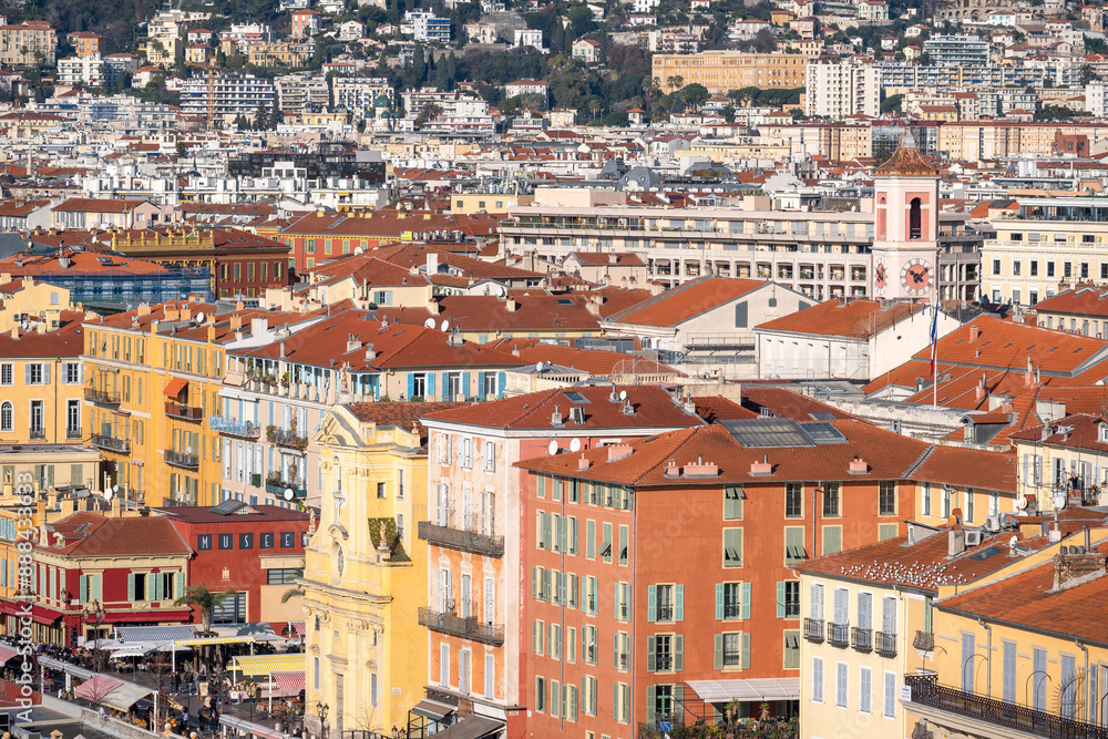 Panorama of city of Nice, France Panorama of city of Nice, France