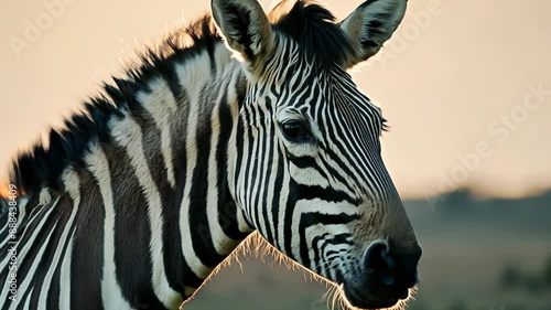 zebra close up