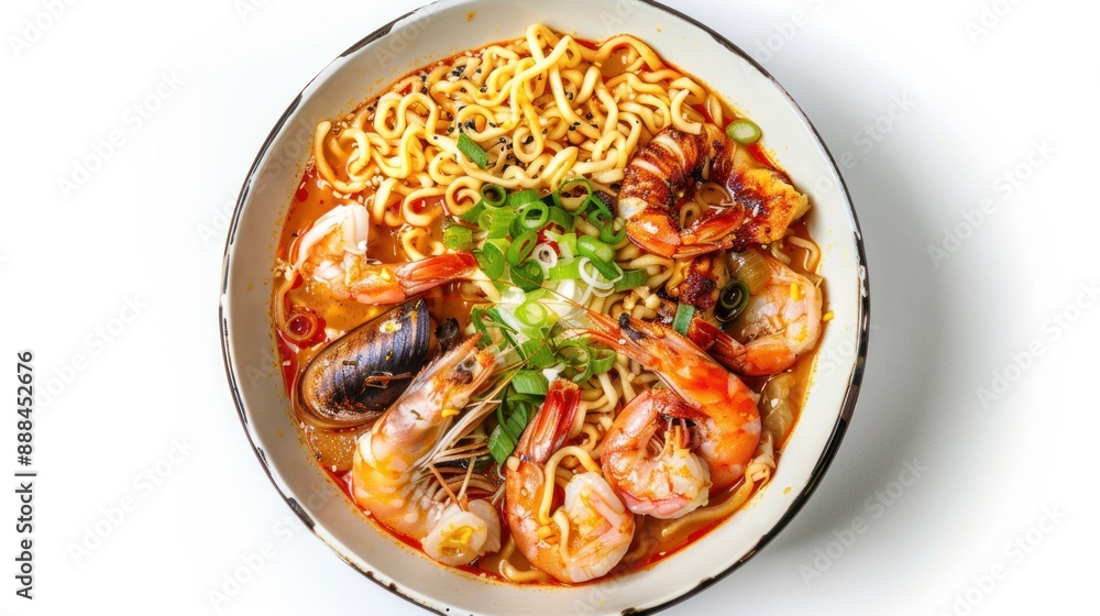 Spicy Seafood Noodle Soup Spicy Seafood Noodle Soup
