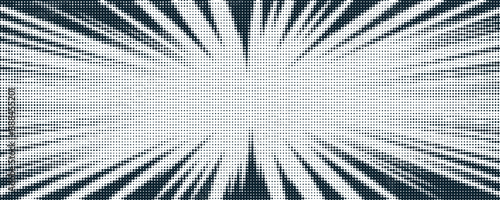 Black comic book transparent background