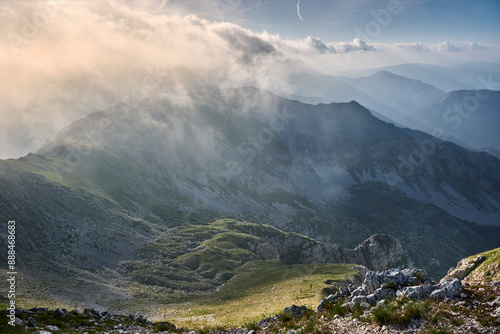 Pomeriggio sulla vetta del Monte Terminillo - Rieti, Lazio photo