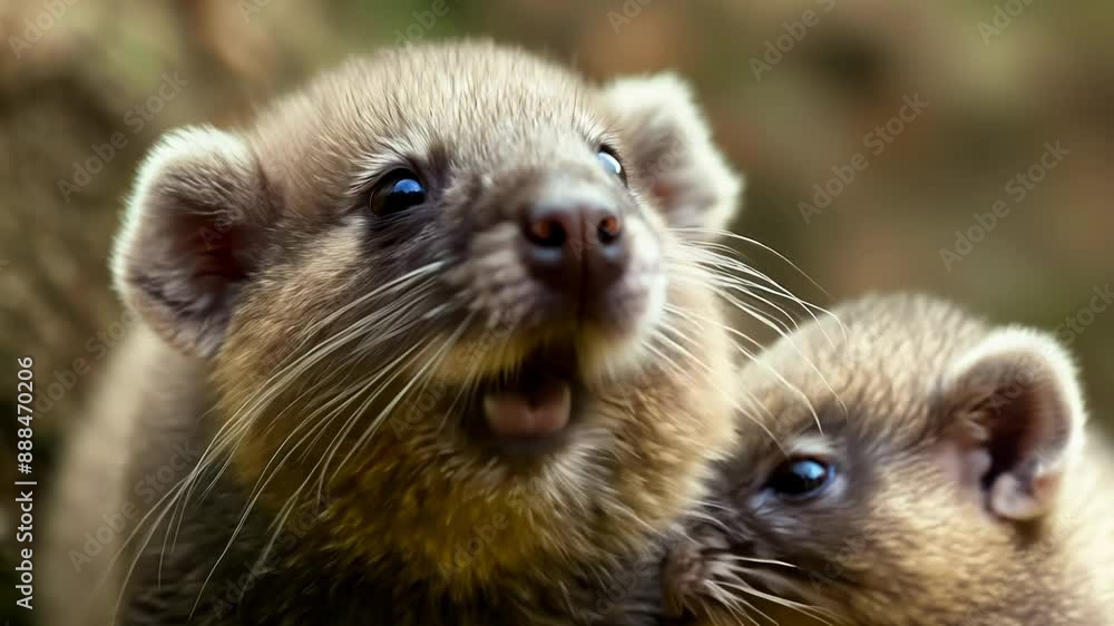 close up of a ferret close up of a ferret