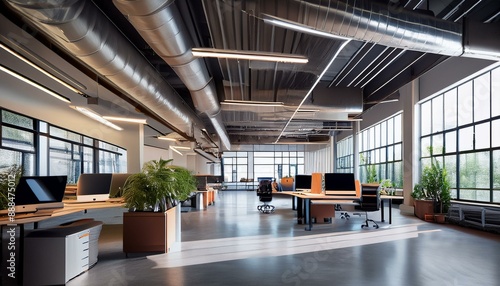 oficinas con techos altos