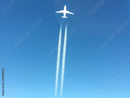 airplane in flight