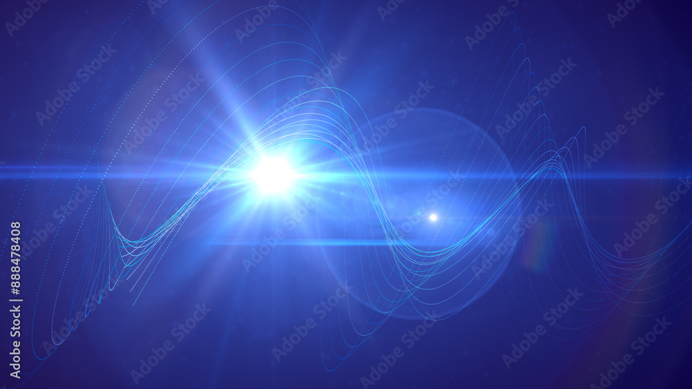Abstract background, Beautiful rays of light.blue Light in the universe Abstract background, Beautiful rays of light.blue Light in the universe