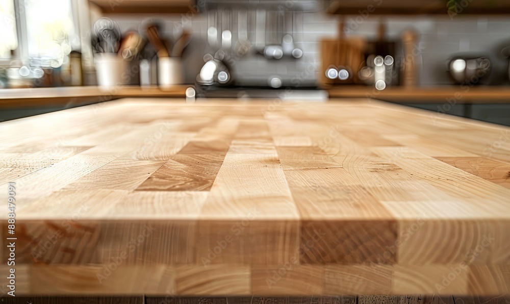 Smooth maple wood surface with natural finish Smooth maple wood surface with natural finish