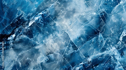 Simple blue marble background texture