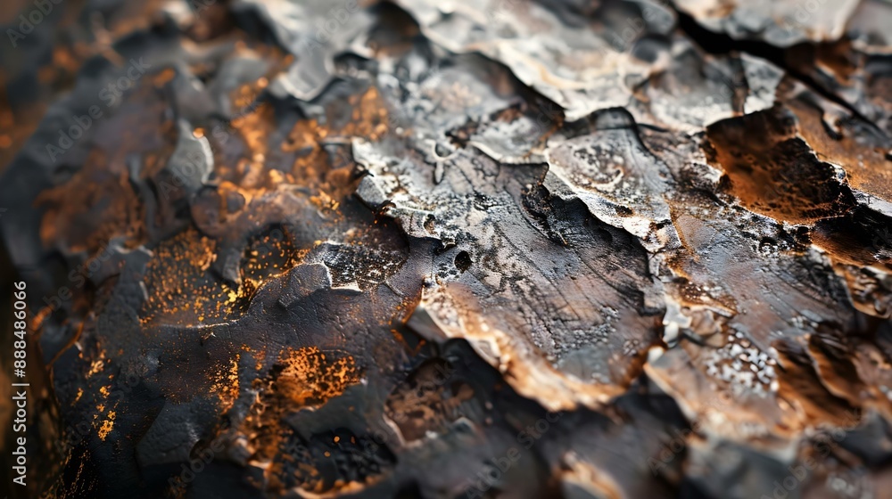 Close-up of textured metal surface